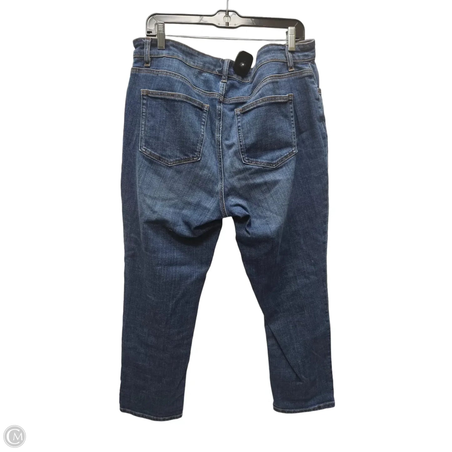 Jeans Straight By Eileen Fisher In Blue Denim, Size: 14