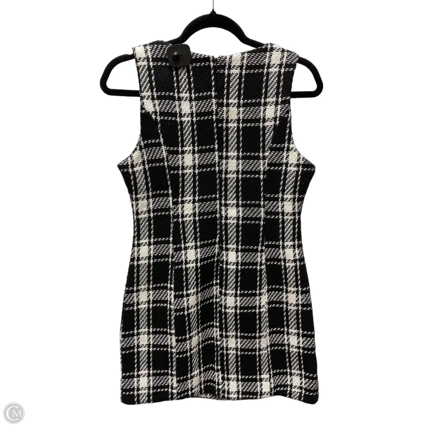 Dress Casual Short By Day + Moon In Checkered Pattern, Size: S