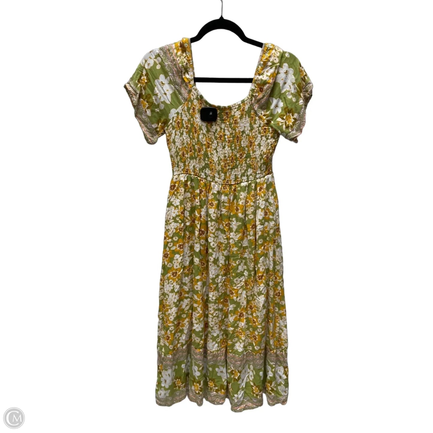Dress Casual Midi By Polagram In Floral Print, Size: S