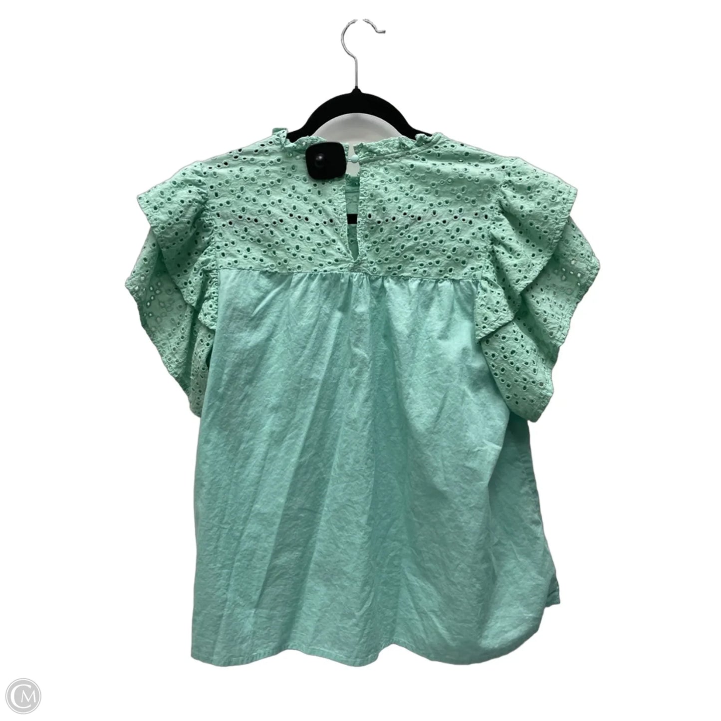 Top Short Sleeve By A New Day In Green, Size: L