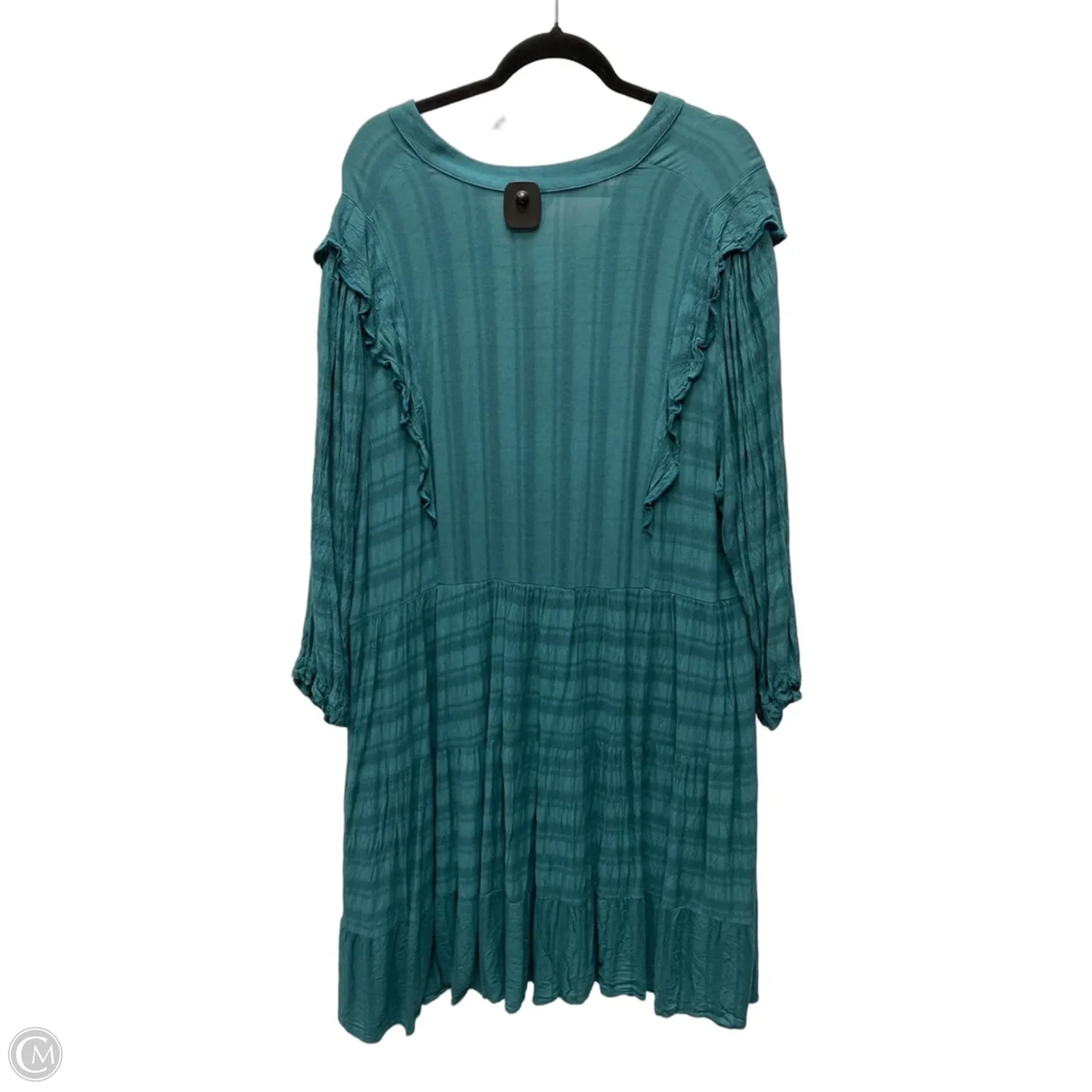 Dress Casual Short By Amadi In Green, Size: 2x