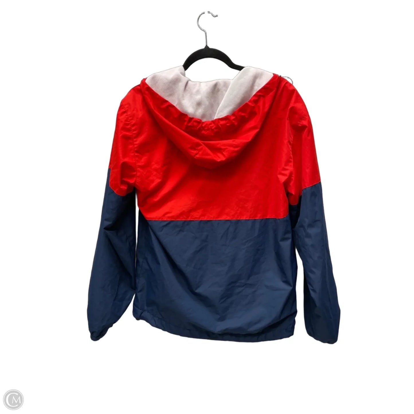 Athletic Jacket By New Balance In Blue & Red, Size: S