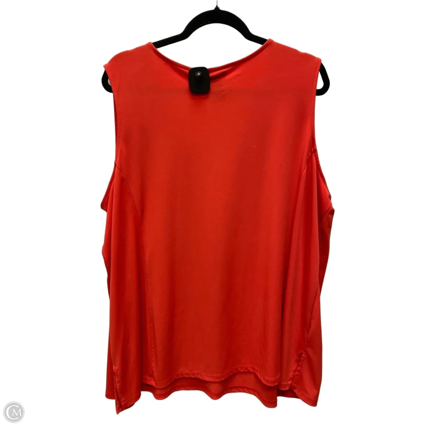 Top Sleeveless By Catherines In Orange, Size: 2x