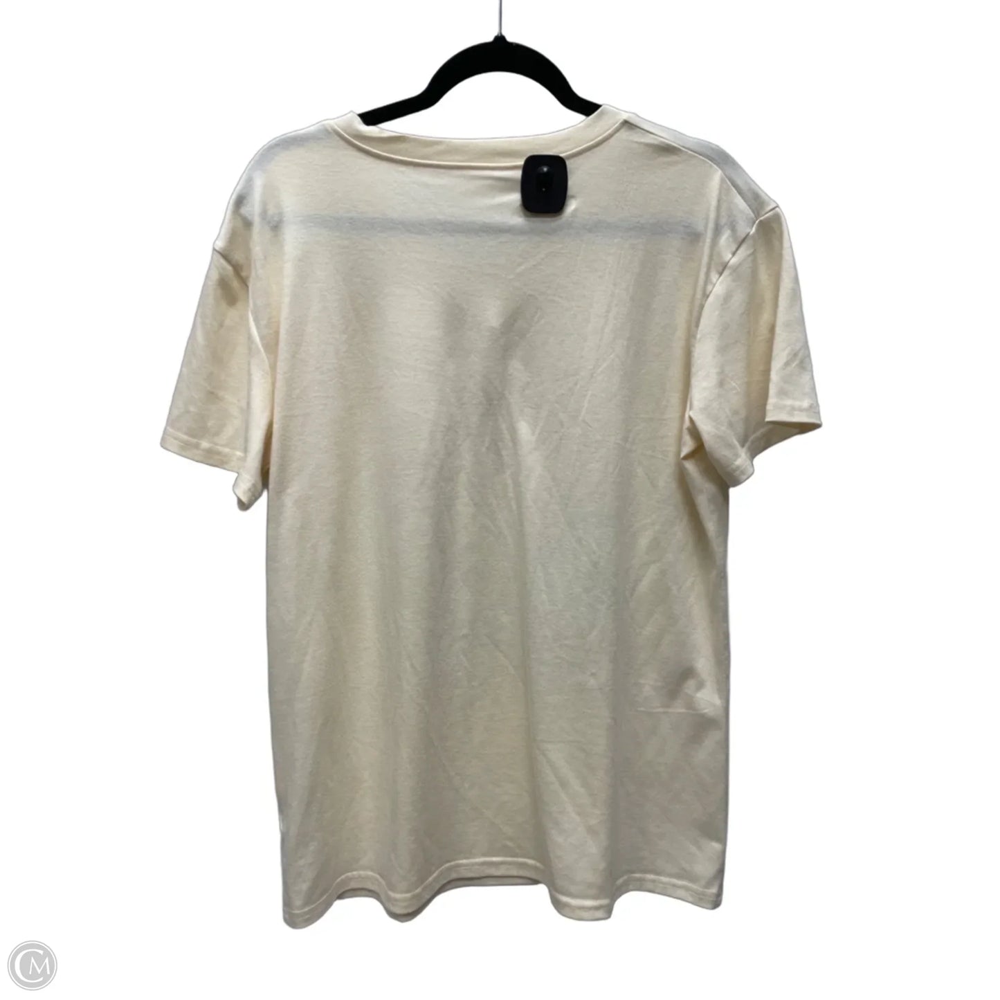 Top Short Sleeve By Clothes Mentor In Yellow, Size: L