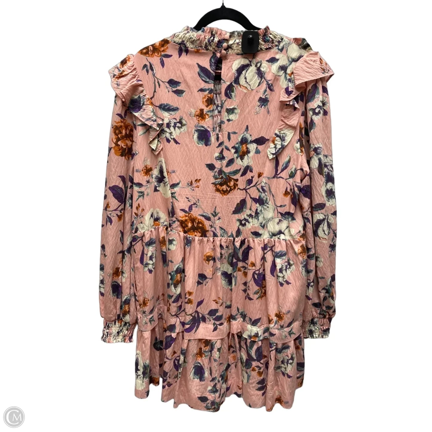 Dress Casual Short By Anthropologie In Floral Print, Size: L