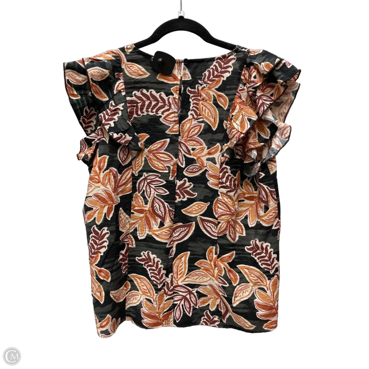 Top Sleeveless By Good Luck Gem In Floral Print, Size: L