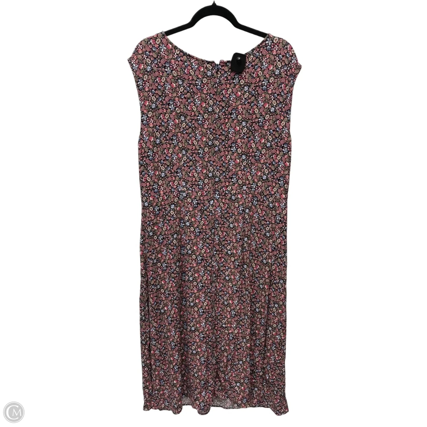 Dress Casual Maxi By Loft In Floral Print, Size: Xl