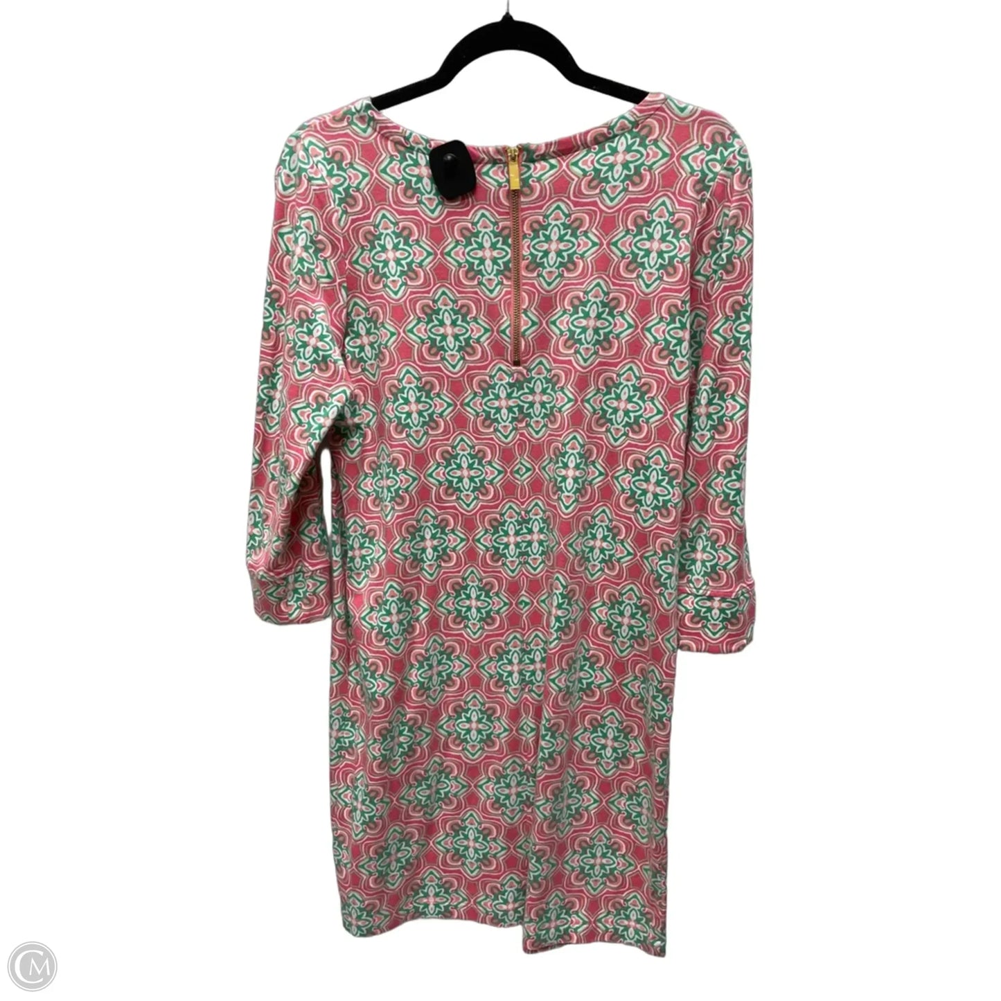 Dress Casual Short By Crown And Ivy In Green & Pink, Size: S