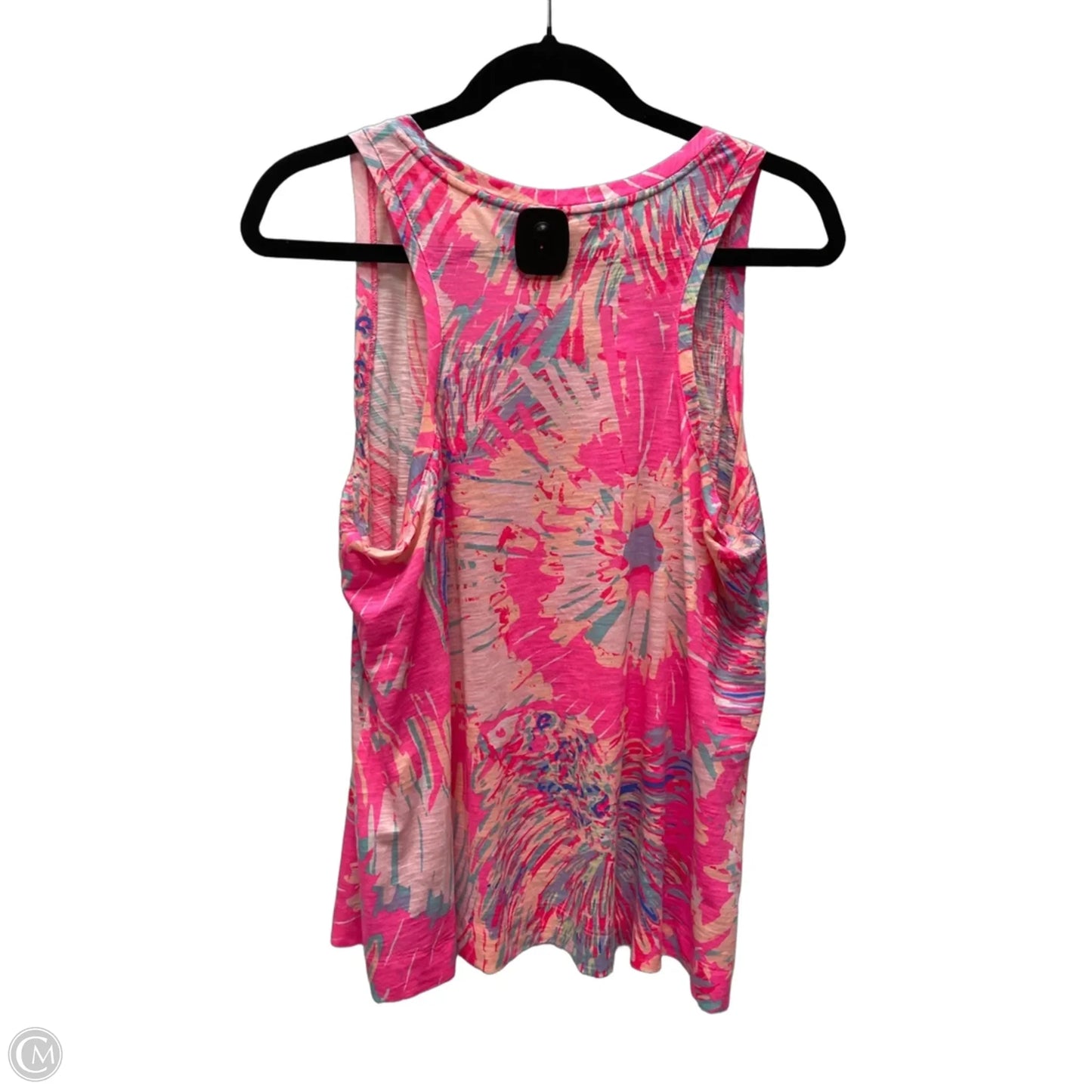 Top Sleeveless Designer By Lilly Pulitzer In Blue & Pink, Size: L
