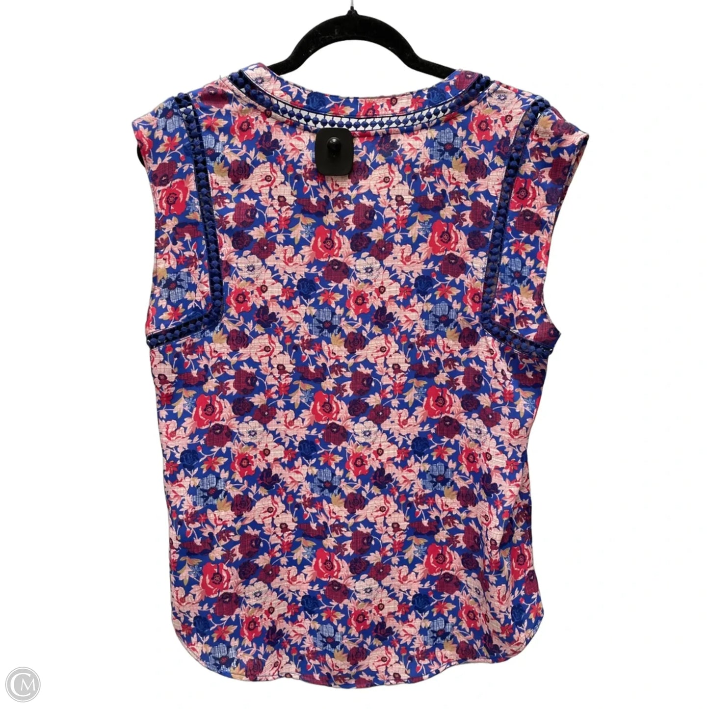 Top Sleeveless By Hawthorn In Floral Print, Size: S