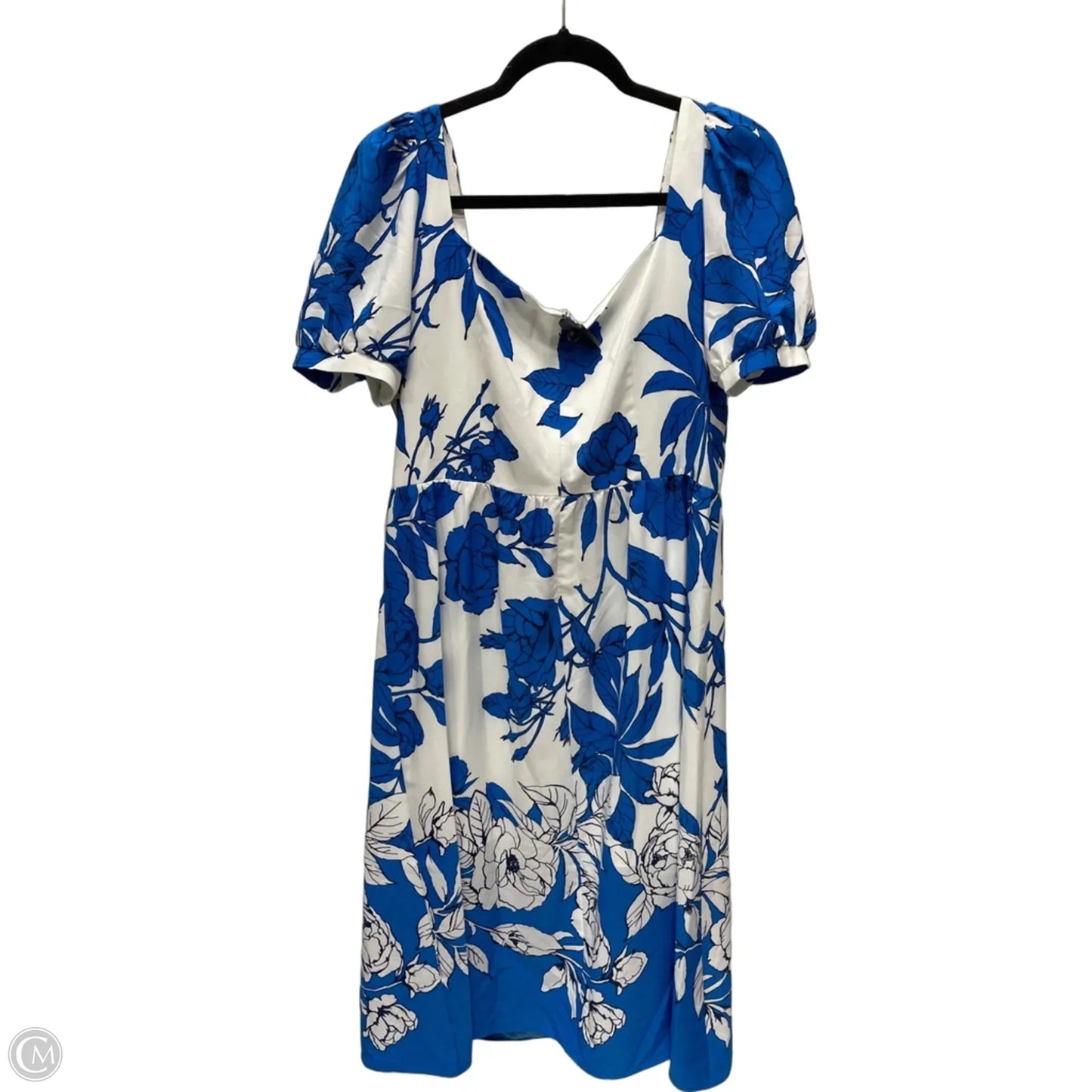 Dress Casual Short By Adrianna Papell In Floral Print, Size: L