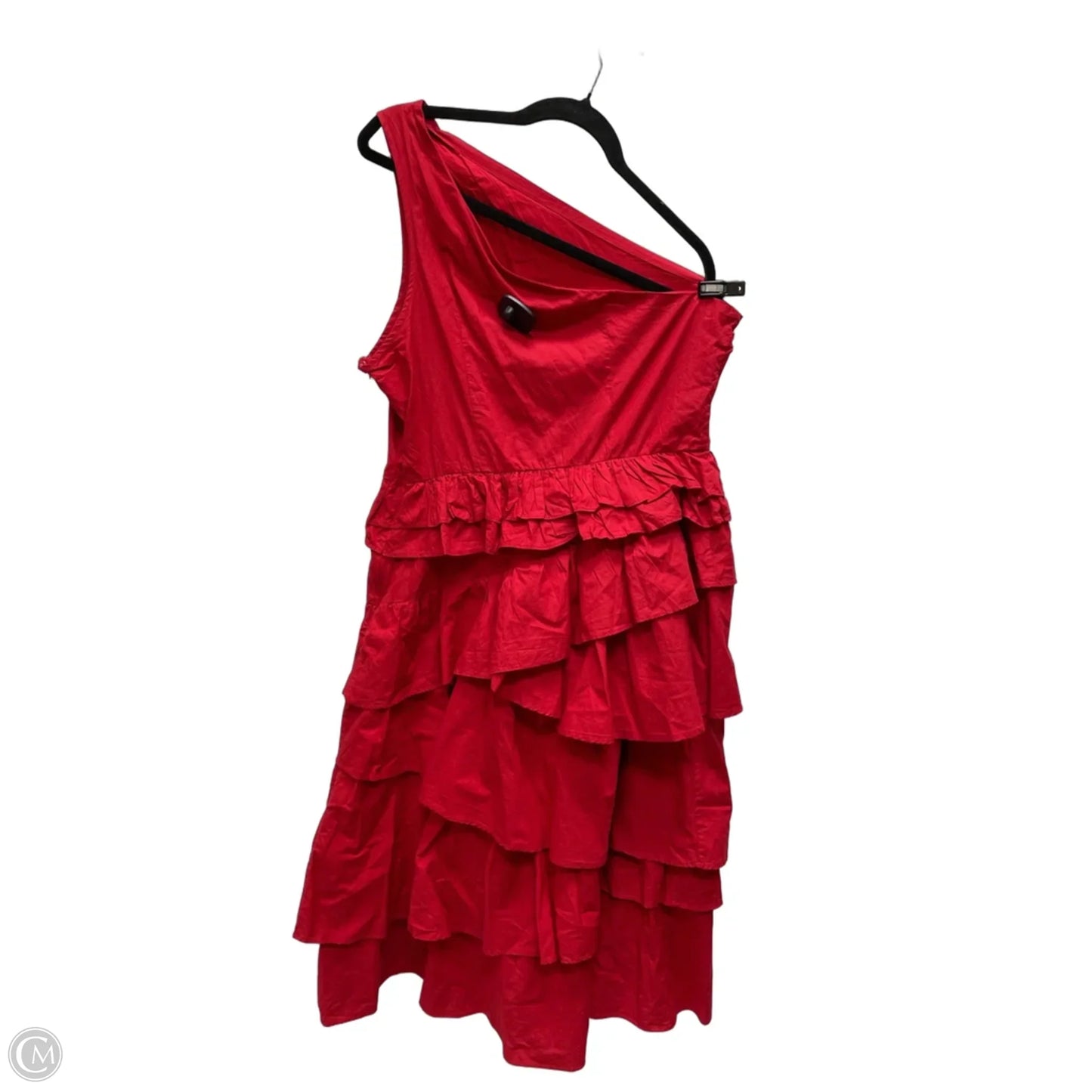 Dress Party Midi By Anthropologie In Red, Size: L