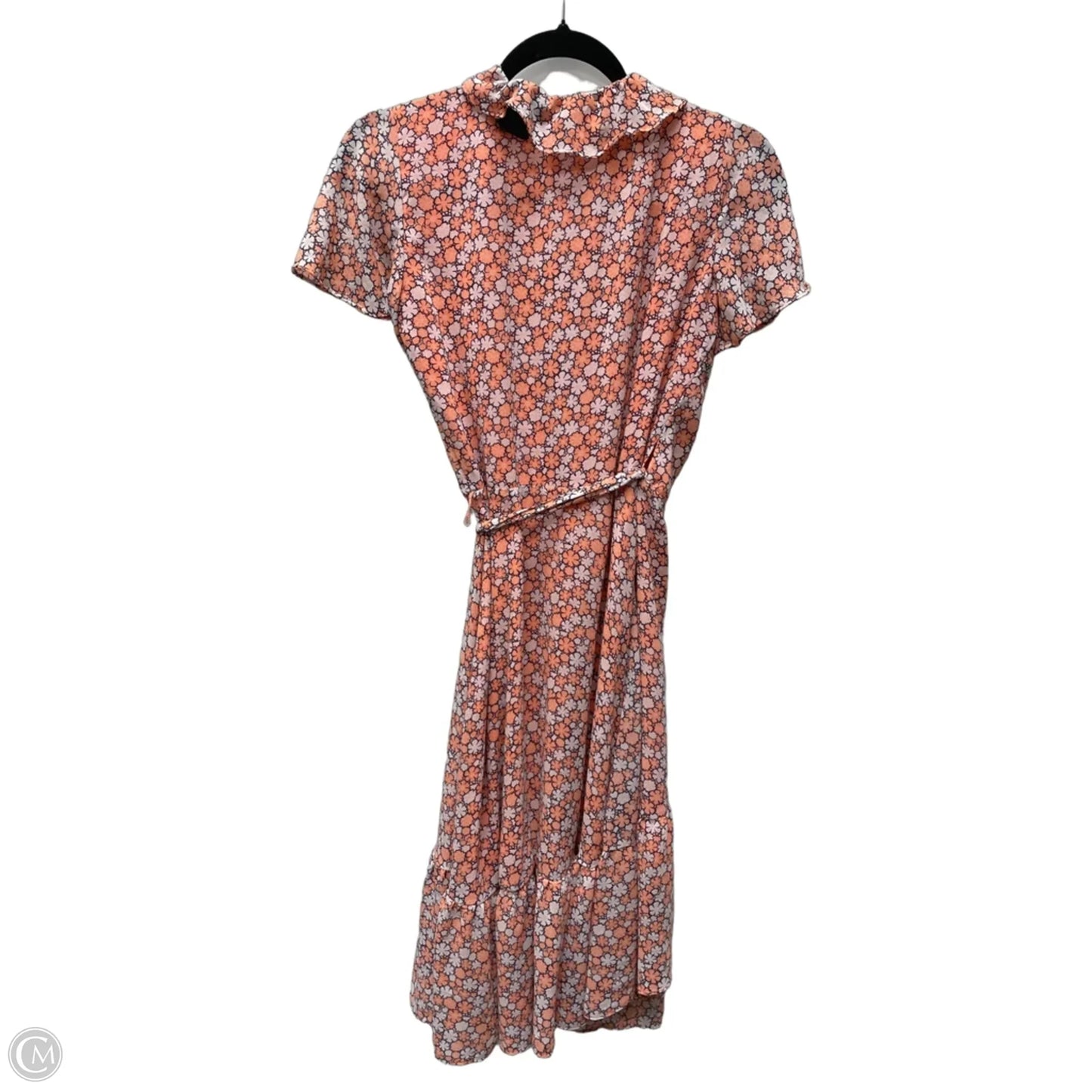Dress Casual Midi By Michael By Michael Kors In Floral Print, Size: Xs