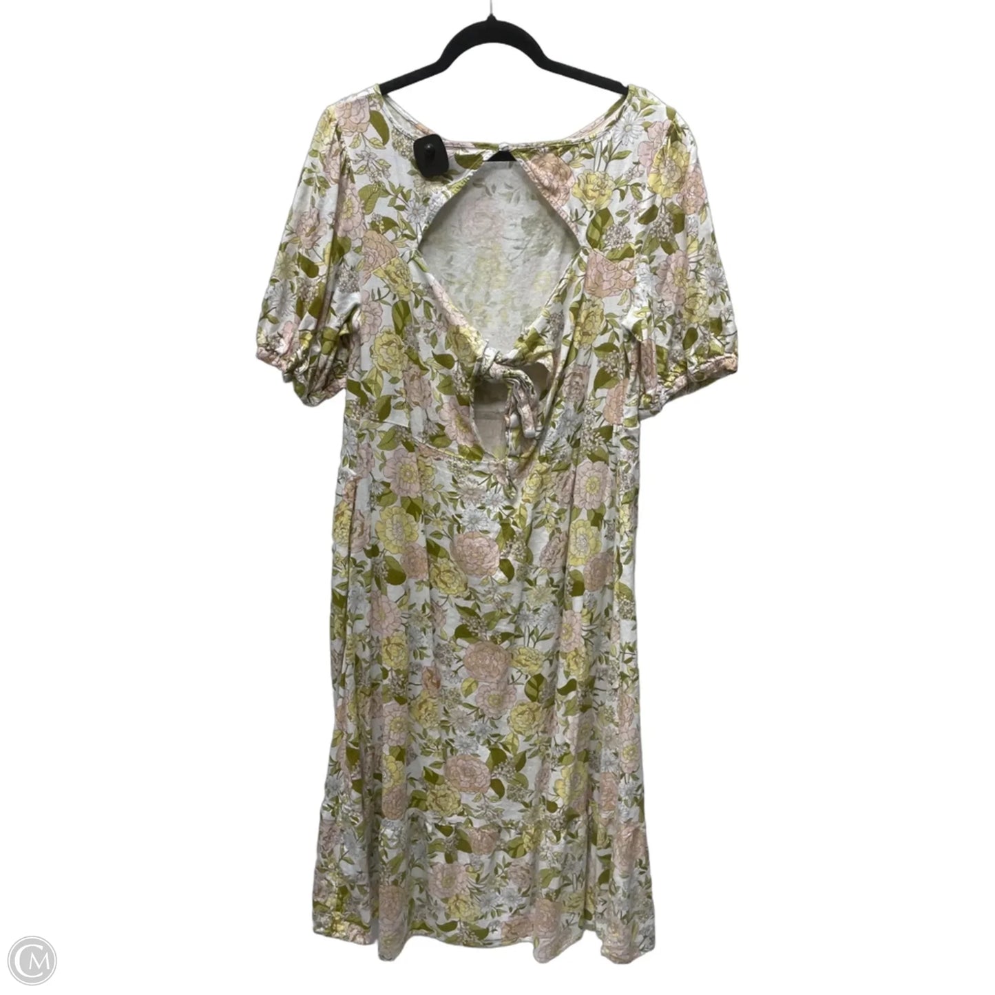 Dress Casual Maxi By Who What Wear In Floral Print, Size: 2x