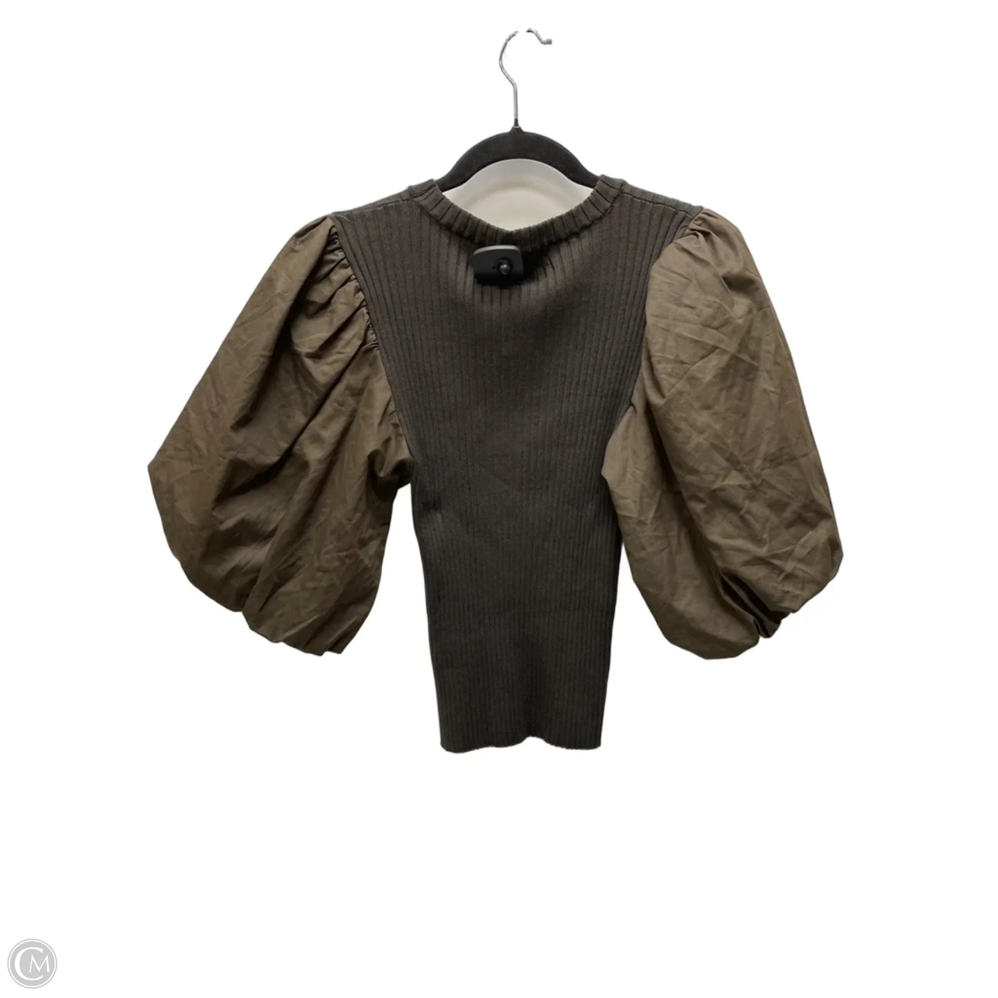 Top Short Sleeve By Clothes Mentor In Brown, Size: M