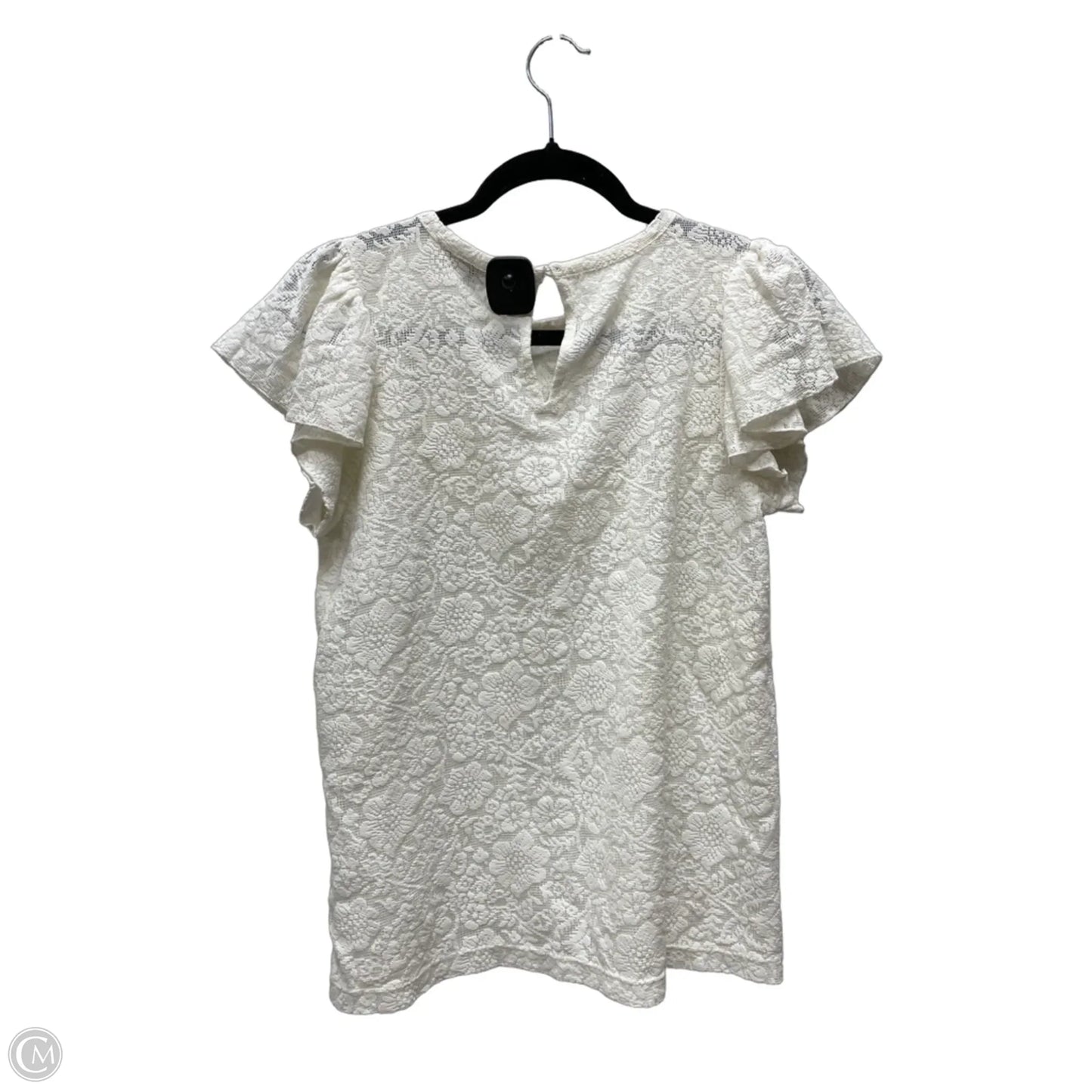 Top Sleeveless By Loft In Cream, Size: Xs