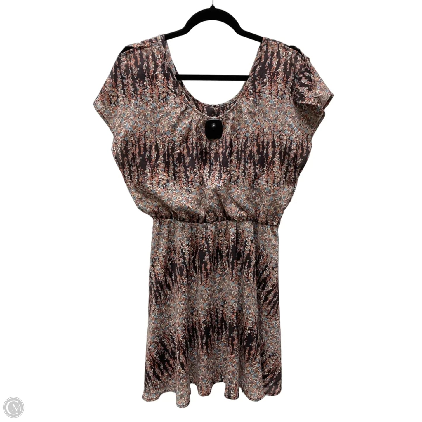 Dress Casual Short By Bar Iii In Brown & Cream, Size: M