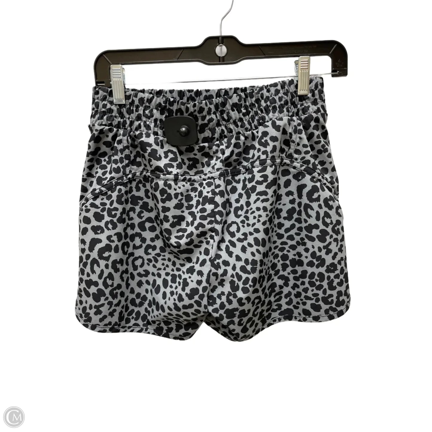 Athletic Shorts By Avia In Black & Grey, Size: S