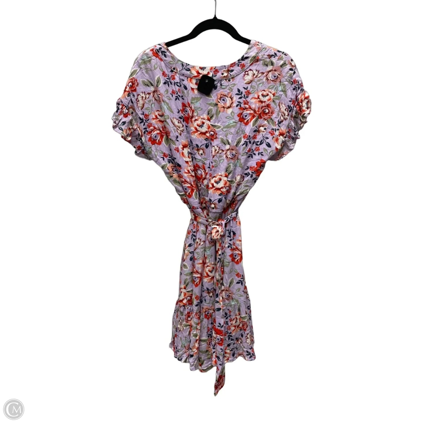 Dress Casual Short By Takara In Floral Print, Size: M