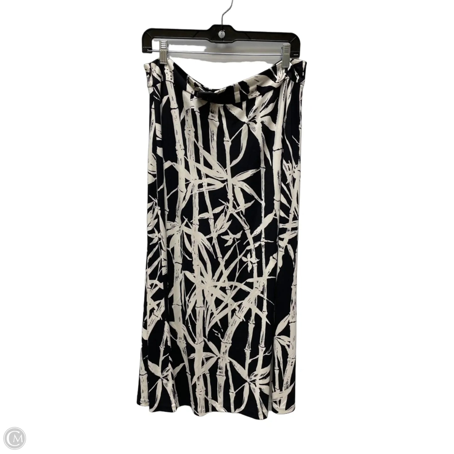 Skirt Maxi By Talbots In Black & Cream, Size: 8p