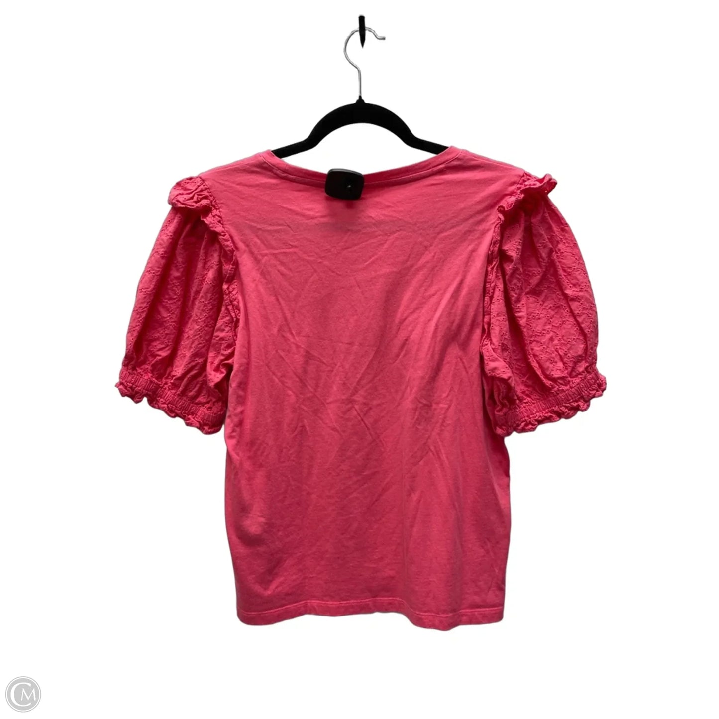 Top Short Sleeve By Tommy Hilfiger In Pink, Size: L