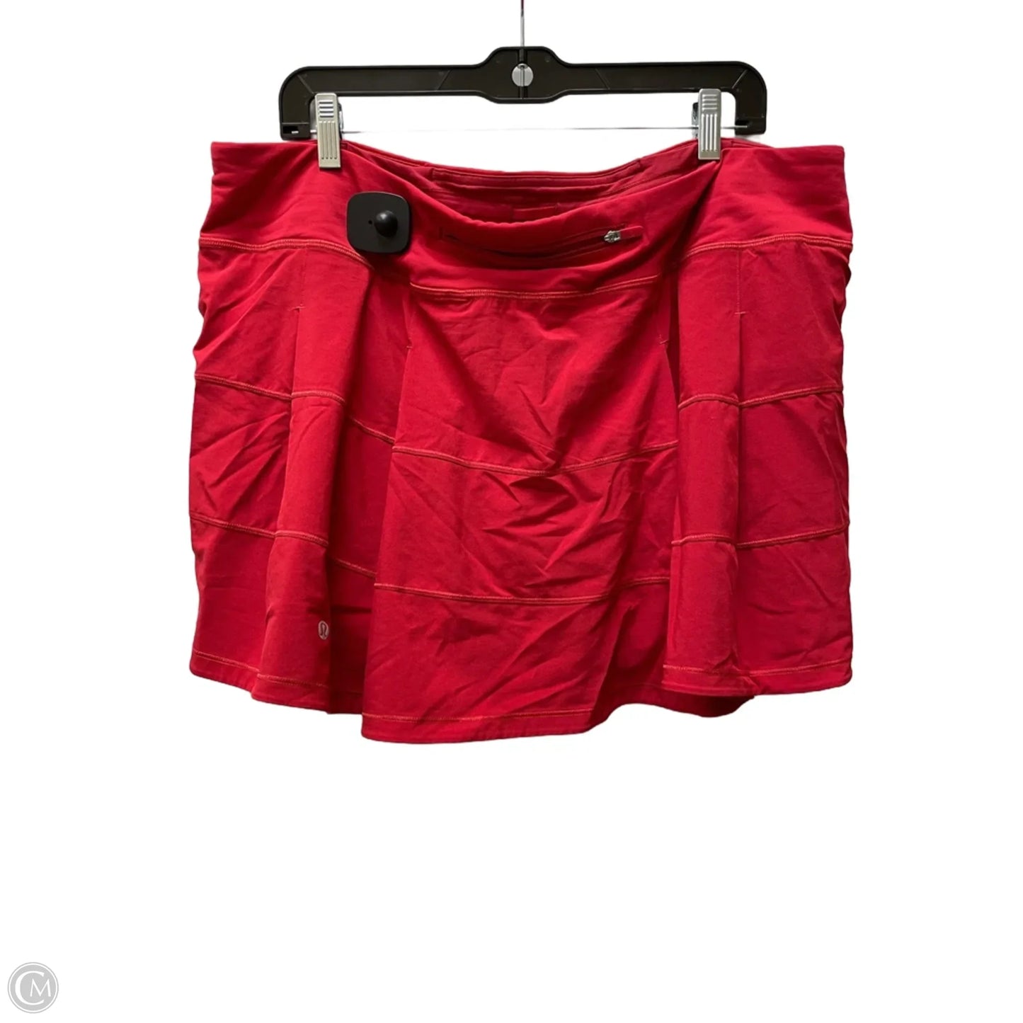 Athletic Skort By Lululemon In Red, Size: Xl