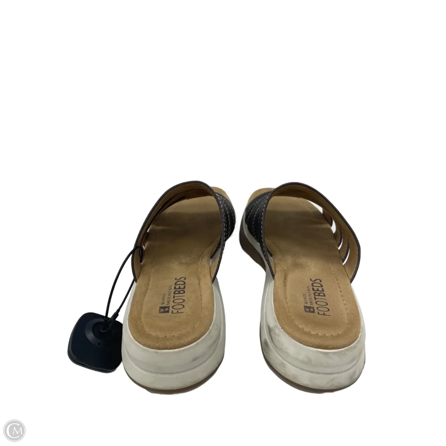 Sandals Heels Platform By White Mountain In Brown & Tan, Size: 8