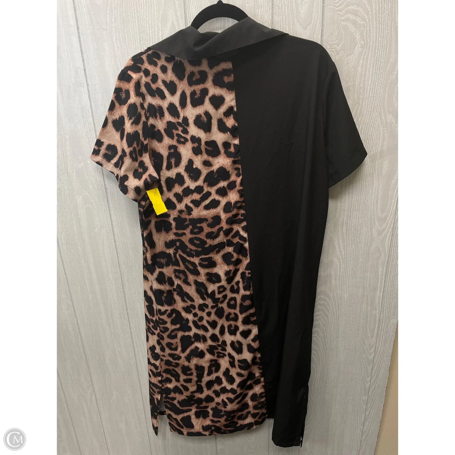 Dress Casual Midi By Clothes Mentor In Animal Print, Size: Xl