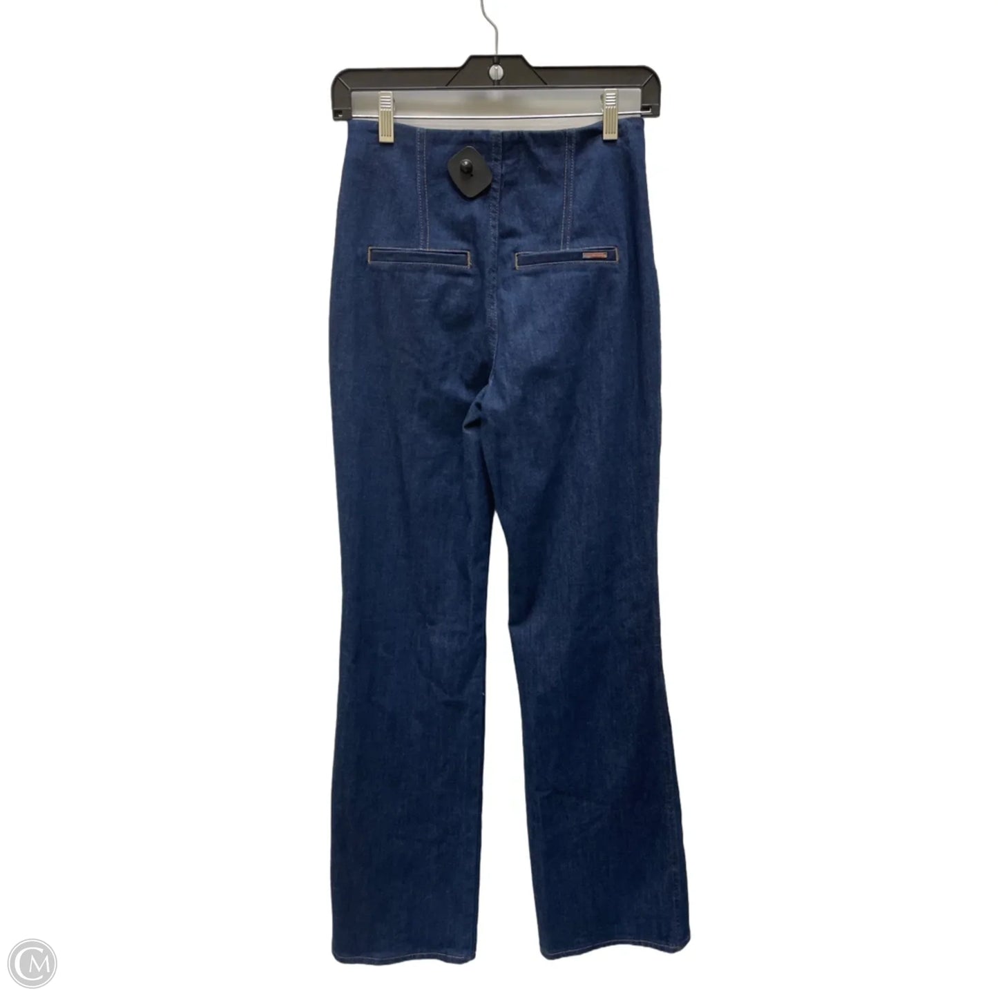 Jeans Wide Leg By White House Black Market In Blue Denim, Size: 0