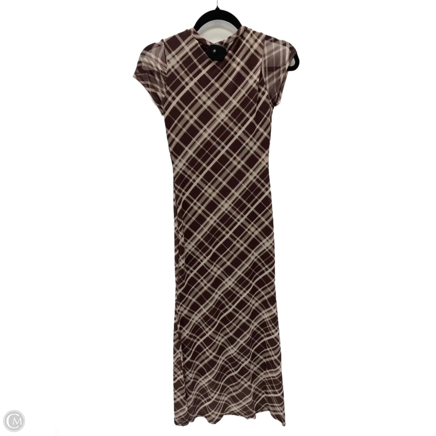 Dress Casual Short By See You Monday In Brown & Cream, Size: S
