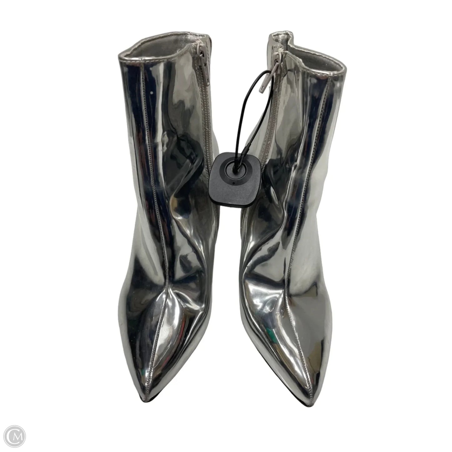 Boots Ankle Heels By A New Day In Silver, Size: 6