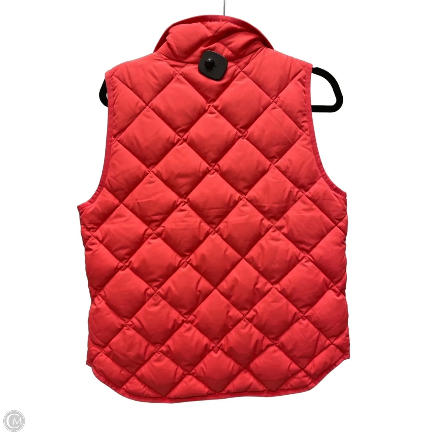 Vest Puffer & Quilted By J. Crew In Orange, Size: M