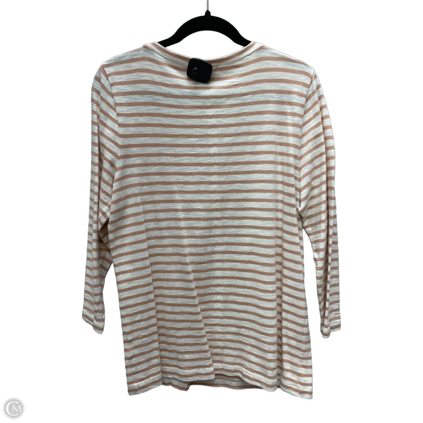 Top Long Sleeve By J. Crew In Striped Pattern, Size: L
