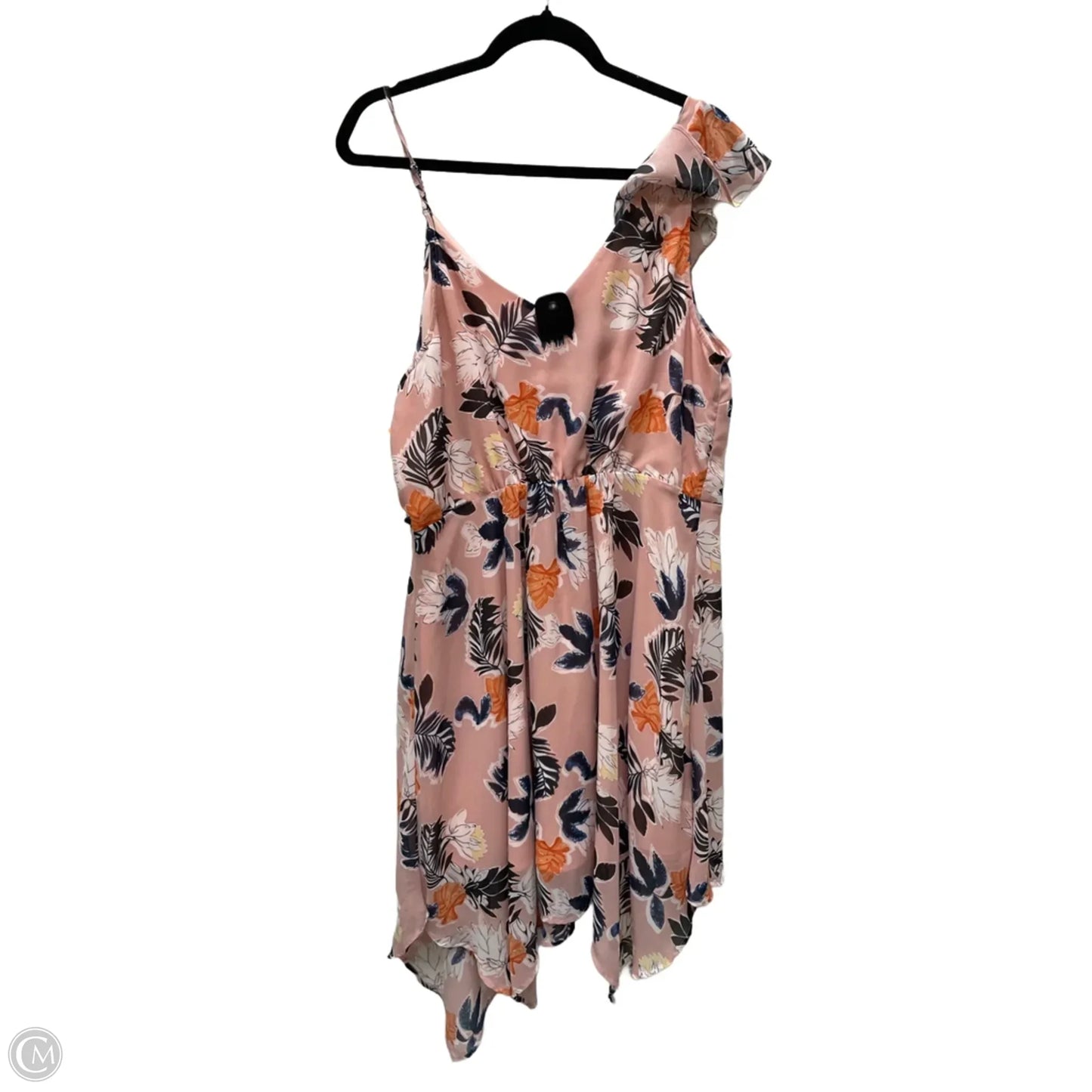 Dress Casual Short By A New Day In Floral Print, Size: 2x
