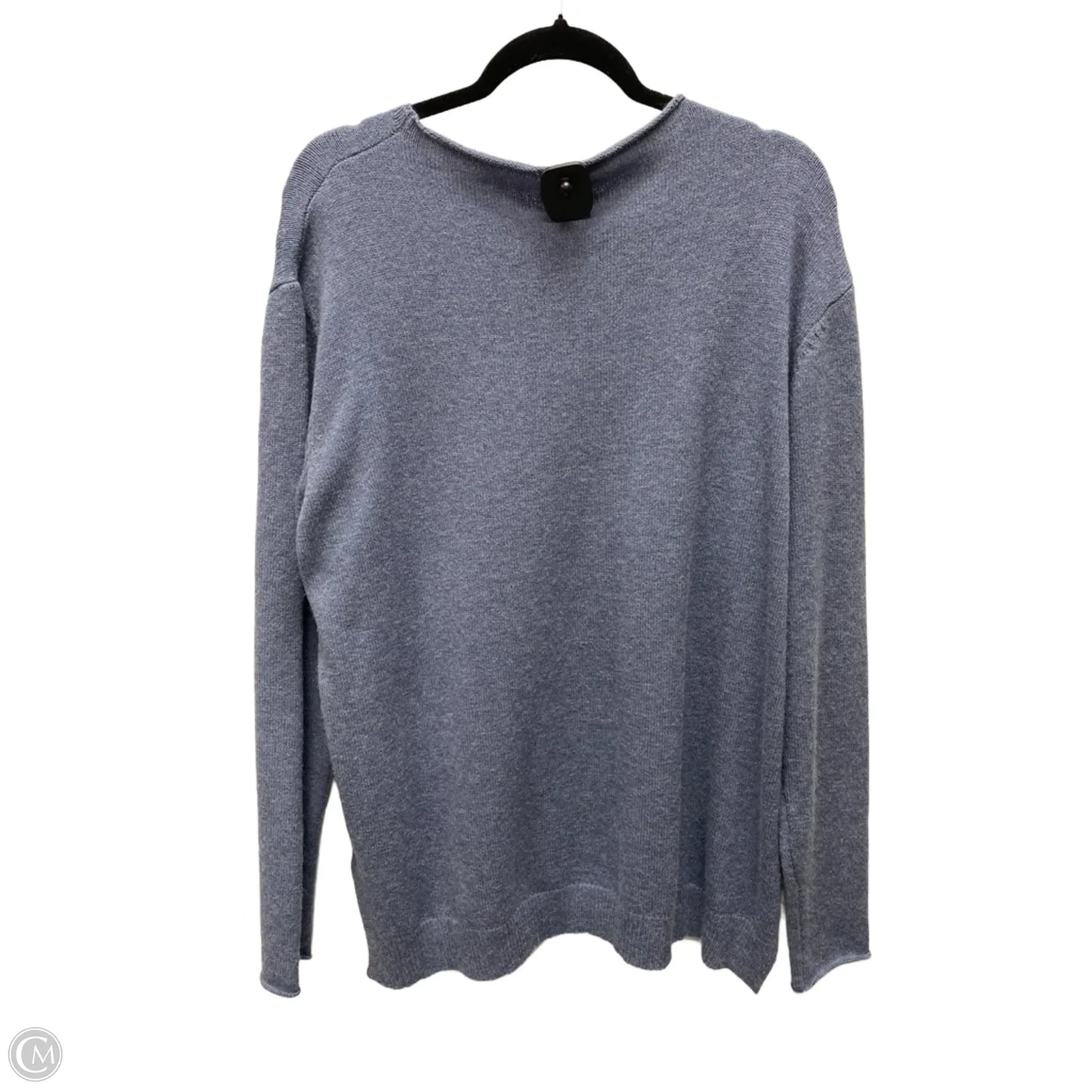 Sweater By Easel In Blue & Grey, Size: L