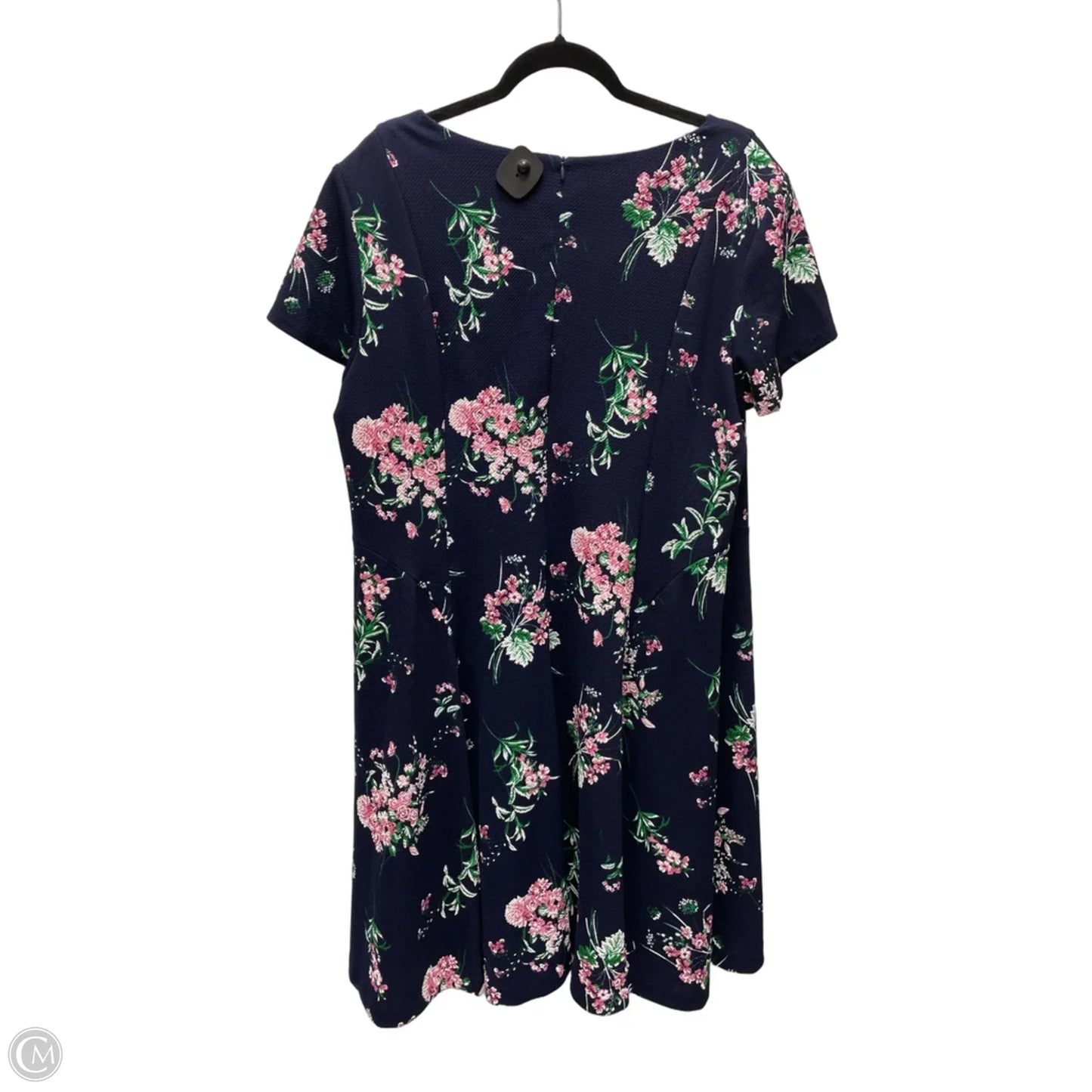 Dress Casual Short By Jessica Howard In Floral Print, Size: 1x