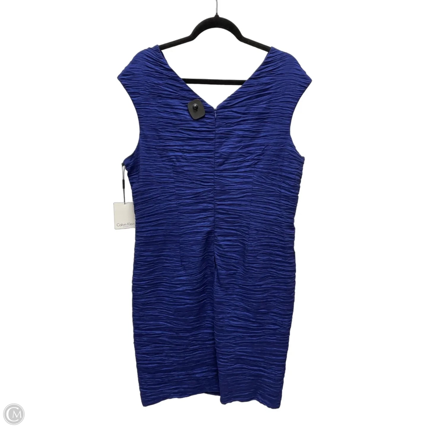Dress Party Short By Calvin Klein In Blue, Size: 1x