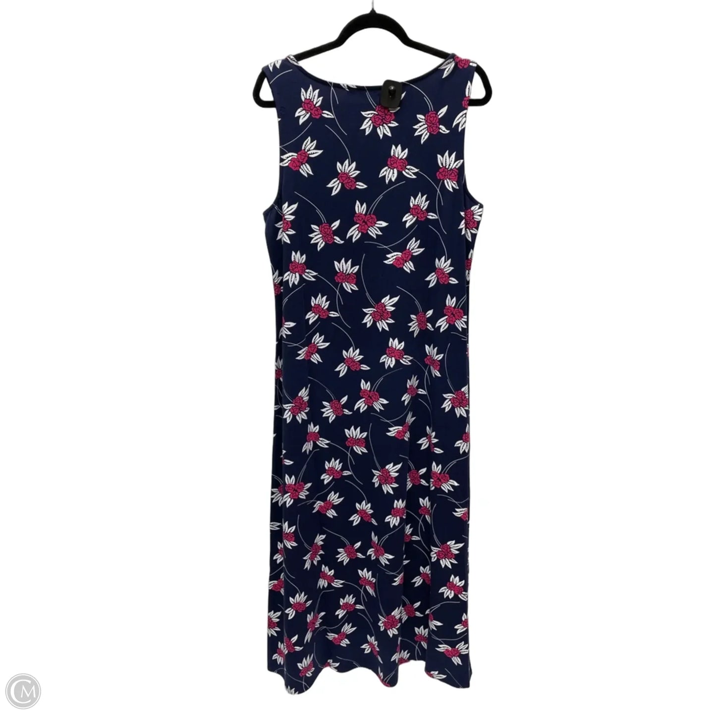Dress Casual Maxi By Liz Claiborne In Floral Print, Size: L