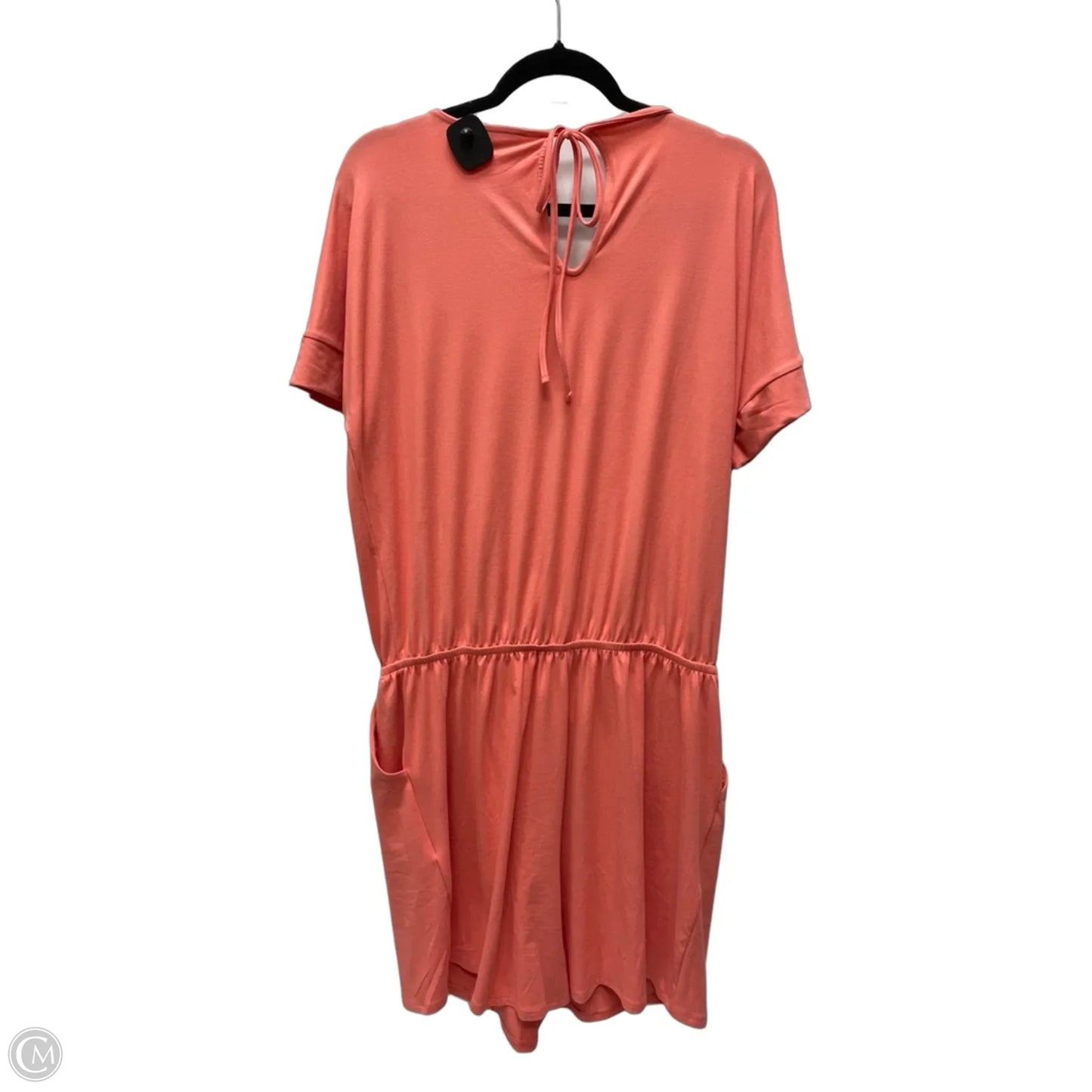 Romper By Zenana In Orange, Size: 1x