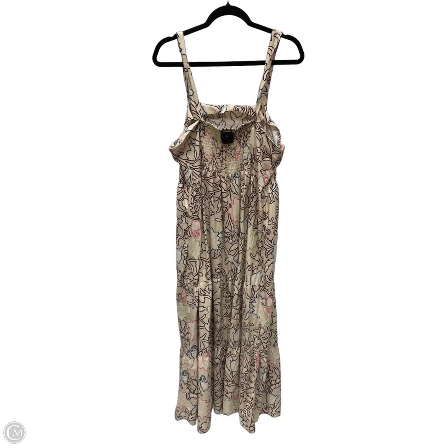Dress Casual Midi By Knox Rose In Floral Print, Size: Xl
