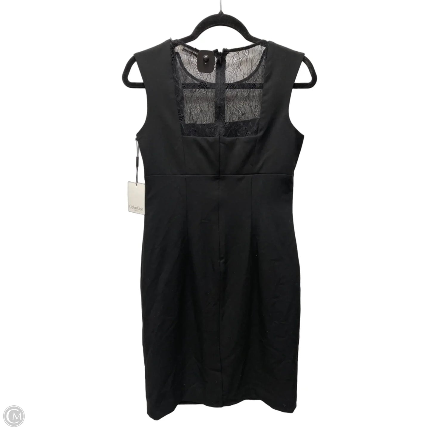 Dress Work By Calvin Klein In Black, Size: S