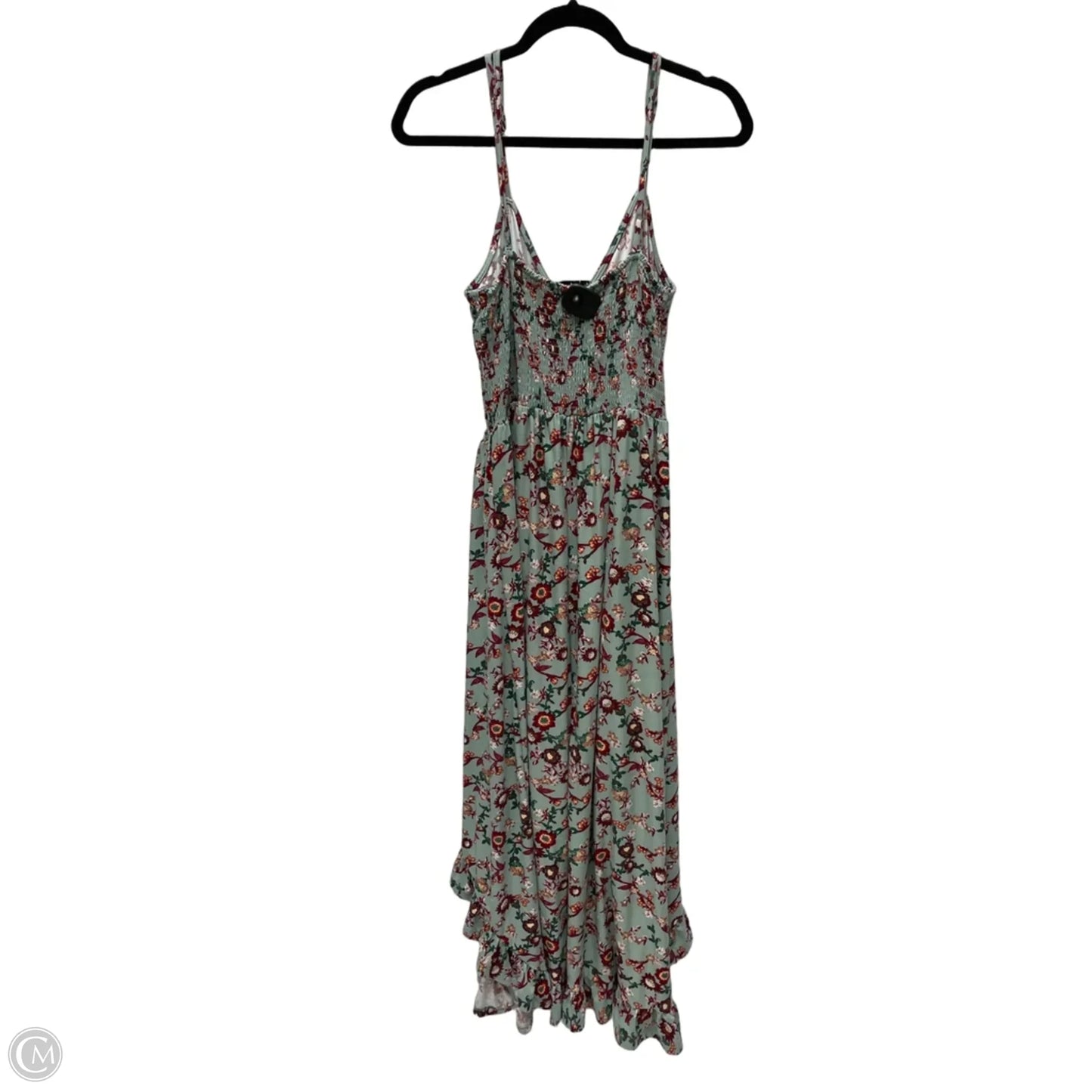 Dress Casual Maxi By Clothes Mentor In Floral Print, Size: L
