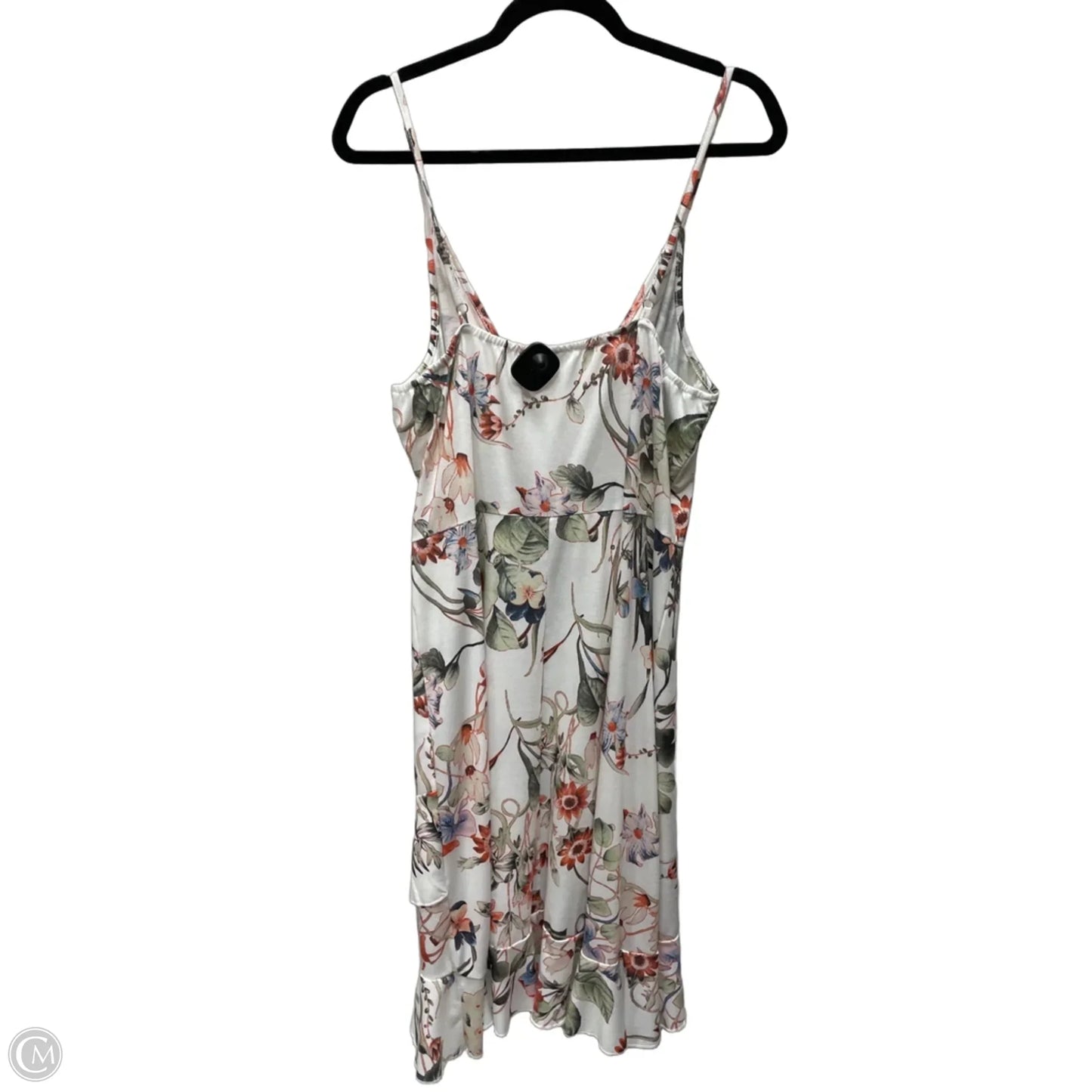 Dress Casual Short By Clothes Mentor In Floral Print, Size: Xl