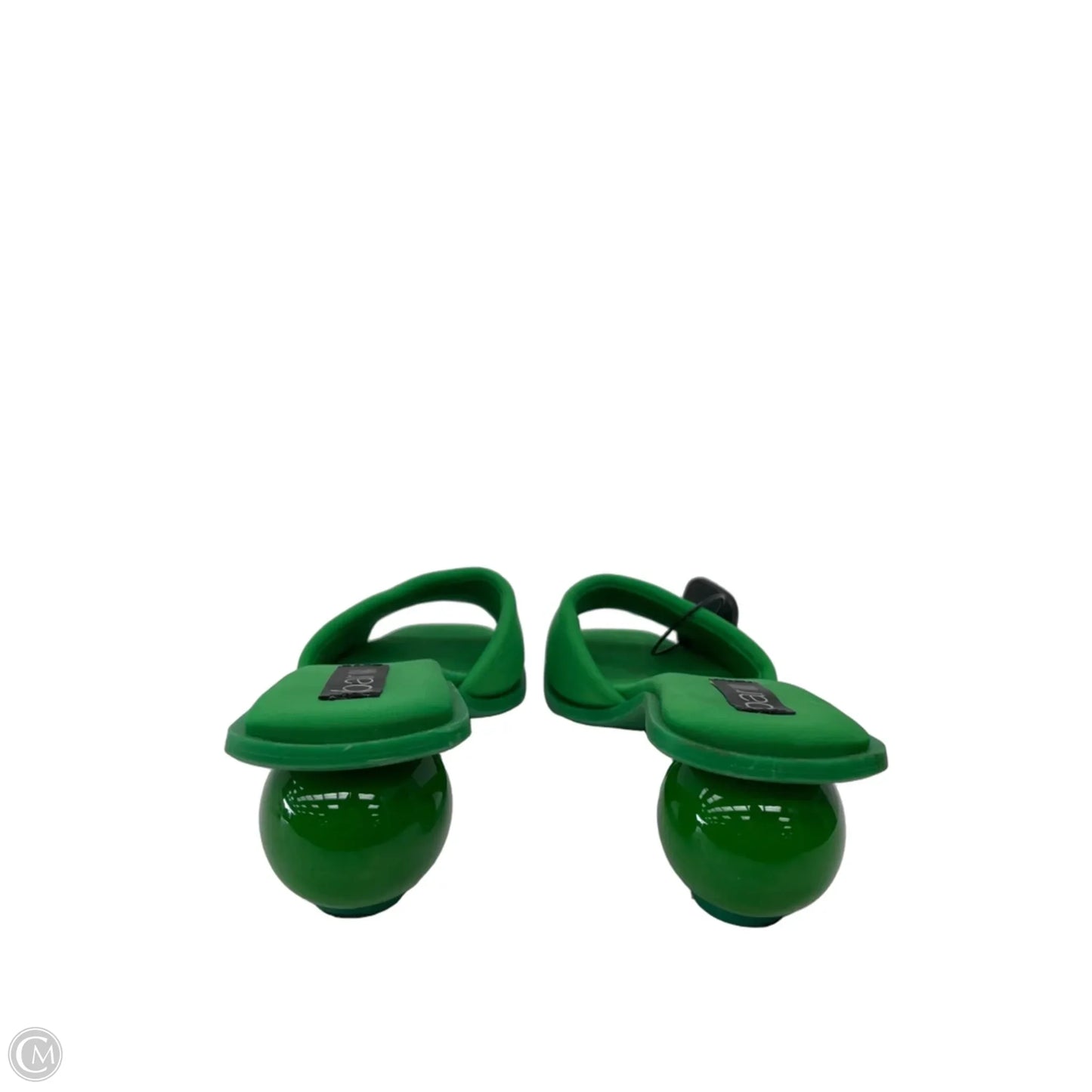 Sandals Heels Kitten By Bar Iii In Green, Size: 9.5