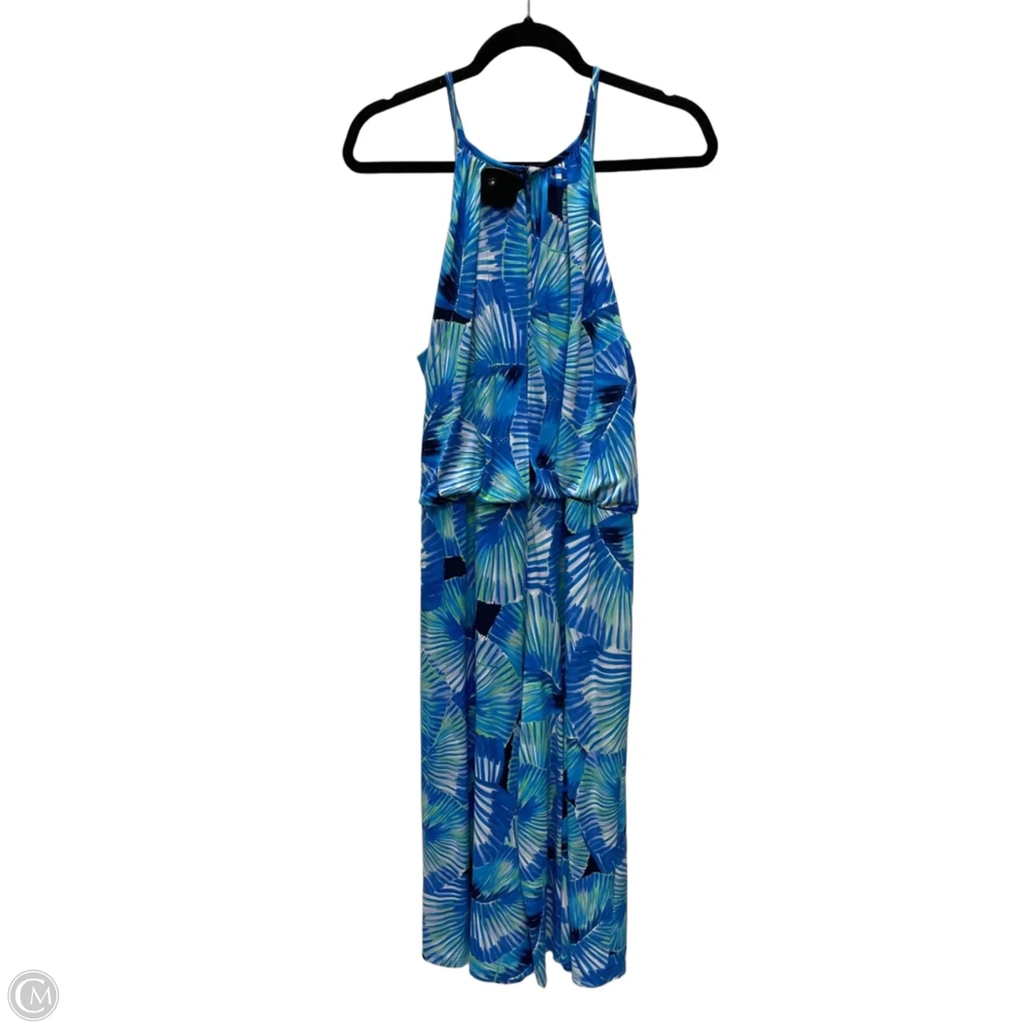 Jumpsuit By London Times In Floral Print, Size: Xl