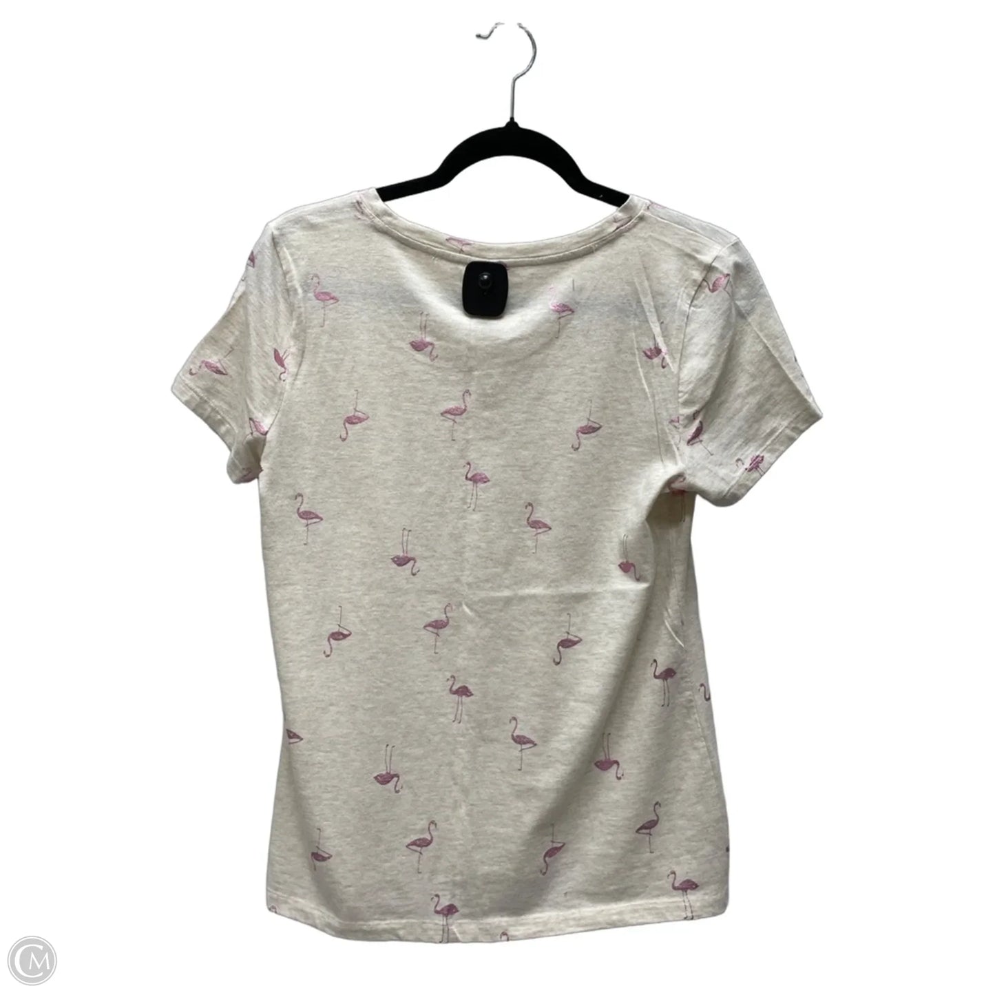 Top Short Sleeve By Sonoma In Tan, Size: M