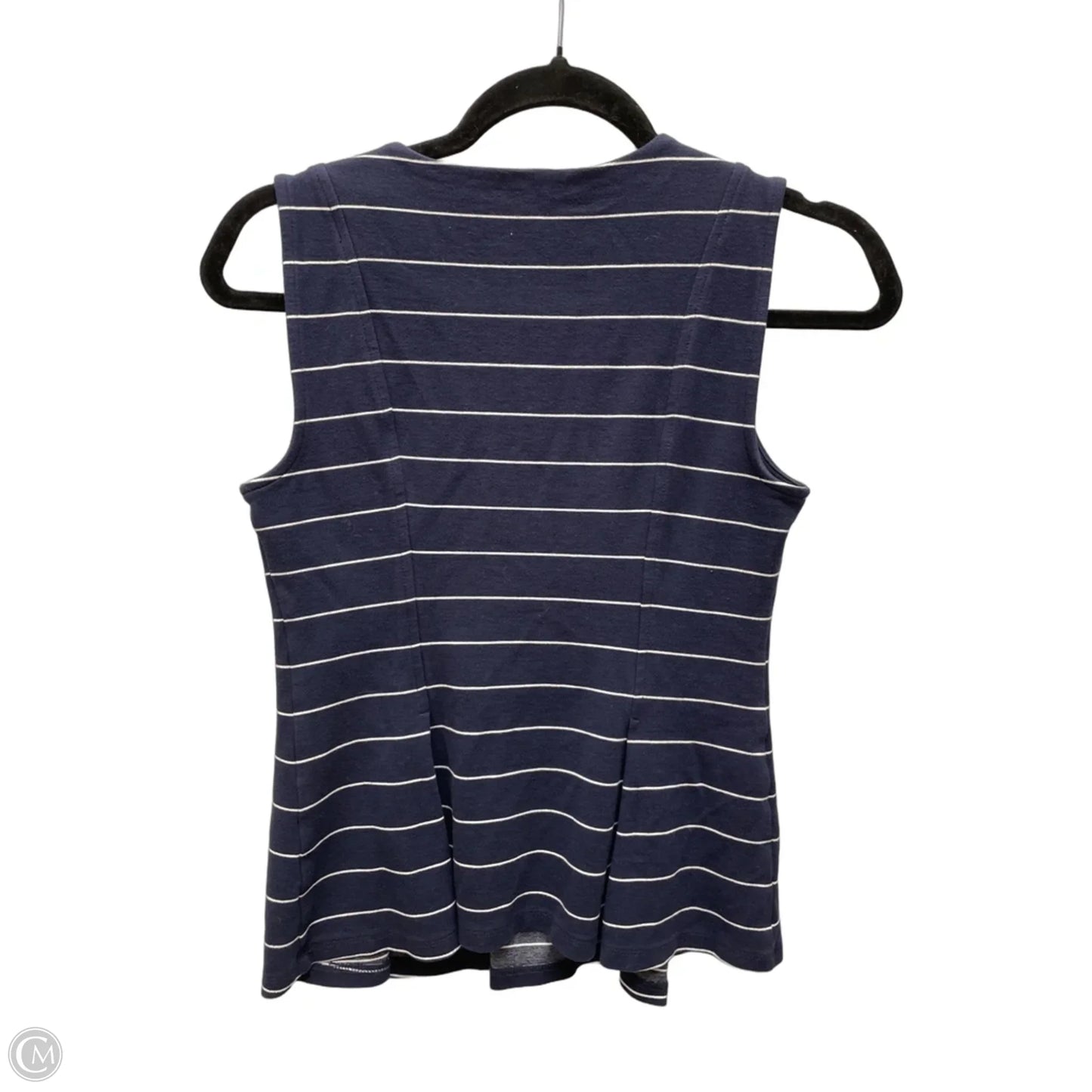 Top Sleeveless By Ann Taylor In Striped Pattern, Size: Xs