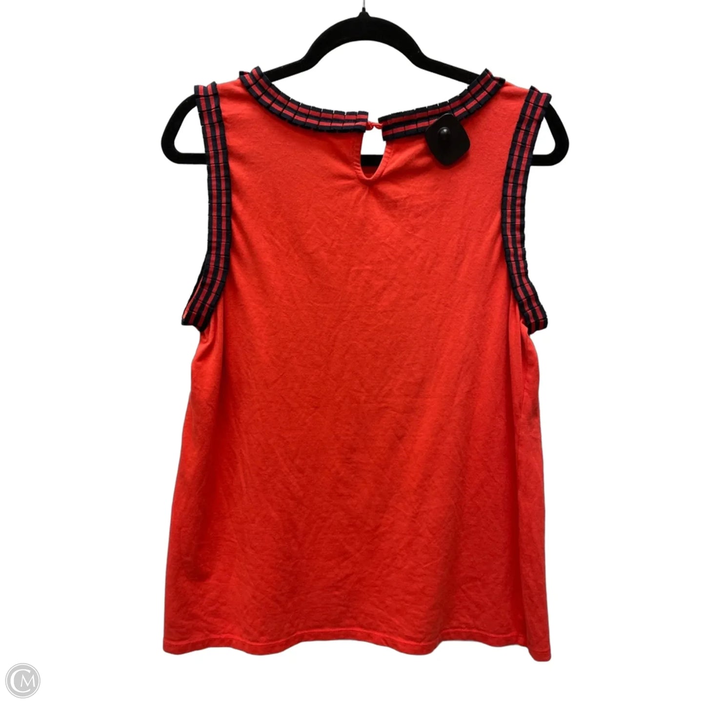 Top Sleeveless By Talbots In Orange, Size: L
