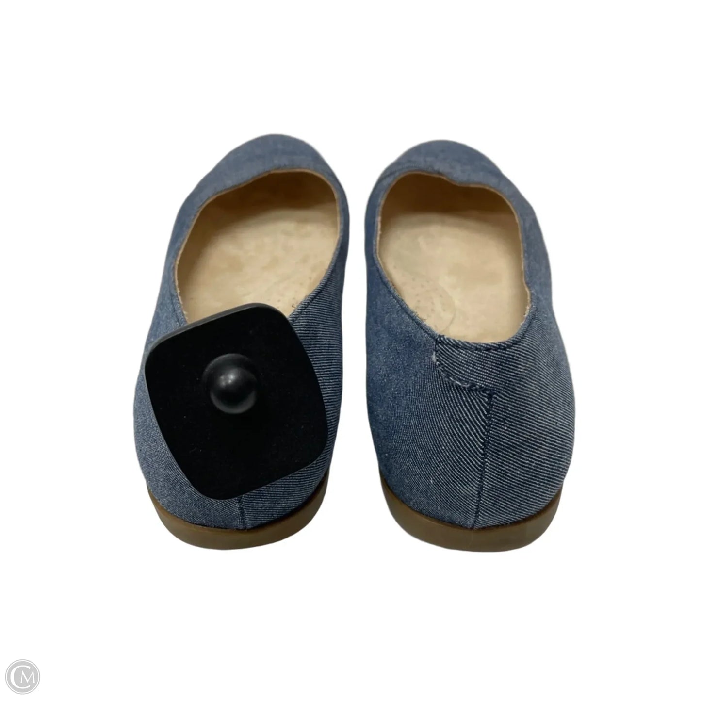 Shoes Flats By Cliffs By White Mountain In Blue Denim, Size: 7.5