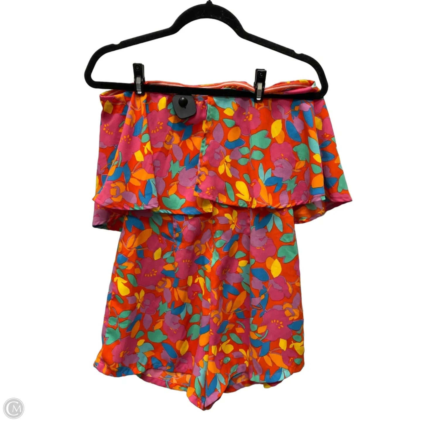 Romper By Sugar Lips In Floral Print, Size: M